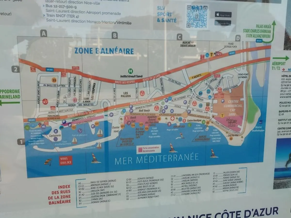 Apartment Cozy Sea View Studio For 2 People Saint-Laurent-du-Var