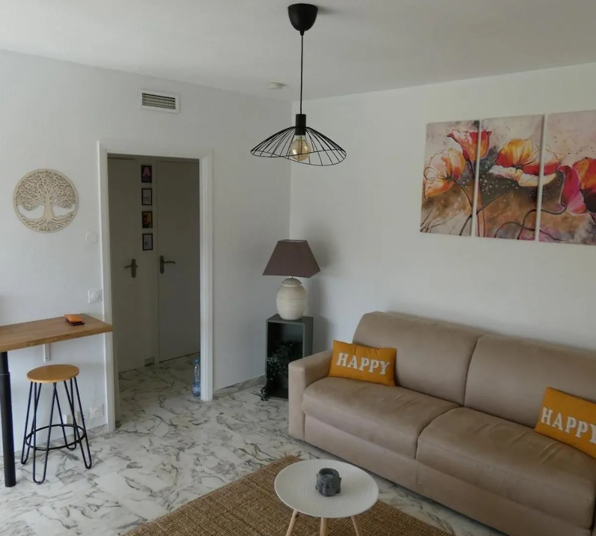 Cozy Sea View Studio For 2 People Saint-Laurent-du-Var Apartment